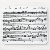 Bach score mousepad muismat (Voorkant)