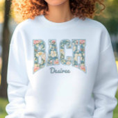 BACH Skyline Blue Retro Floral T-shirt