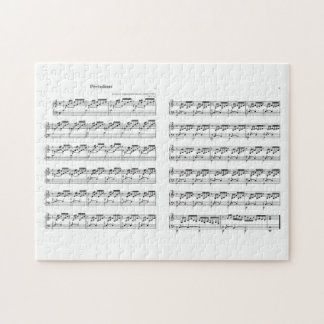 Bach the Well Tempered Clavier Prealudium 1 C-dur Legpuzzel