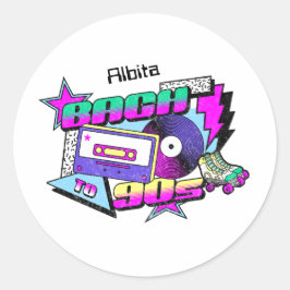 Bach tot de jaren '90 ronde sticker