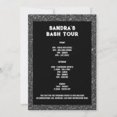 Bach Tour Black Rock and Roll Bachelorette Weekend Kaart (Achterkant)