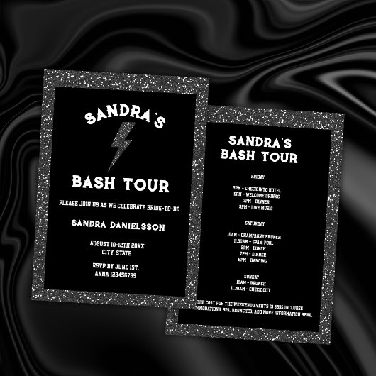 Bach Tour Black Rock and Roll Bachelorette Weekend Kaart