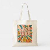 Bach Tour Retro 60s 70s Theme Bridesmaid Bachelore Tote Bag (Achterkant)