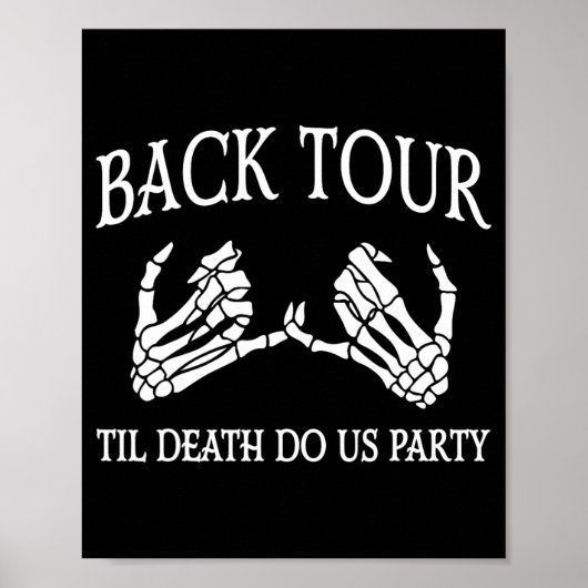 Bach Tour tot de dood Do US Party Bride Squad Bach Poster (Voorkant)