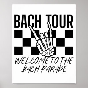 Bach Tour Welkom bij de Bach Parade Gotische Bache Poster