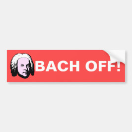Bach uit bumpersticker