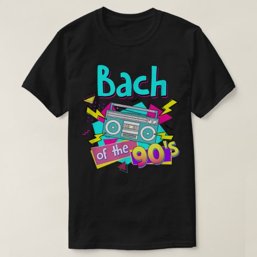 Bach van de 90er Bridesmaids 90s thema bachelorett T-shirt (Design voorkant)