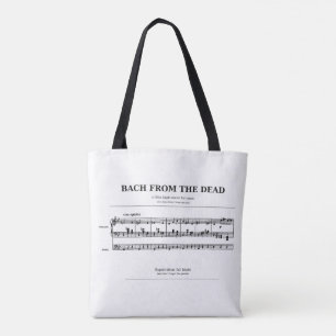 Bach van de dode organist muziek tas