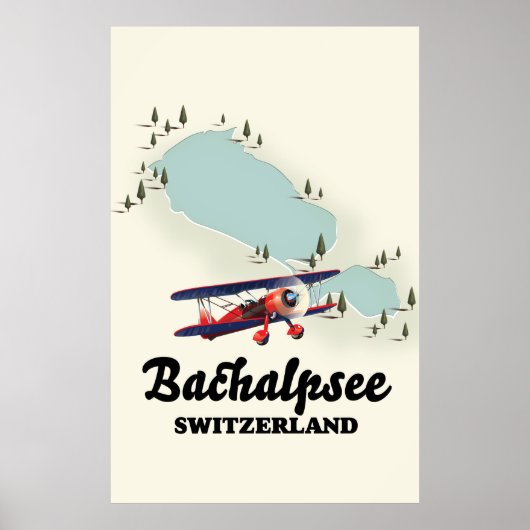 Bachalese zwitserse kaart poster (Voorkant)