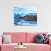Bachalpsee Lake Mountain Modern Canvas Afdruk (Insitu (Woonkamer))
