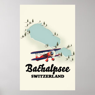 Bachalpsee Zwitserland kaart Poster