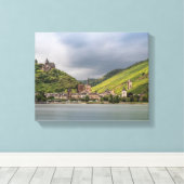 Bacharach am Rhein - Duitsland Canvas Afdruk (Insitu (Houten vloer))