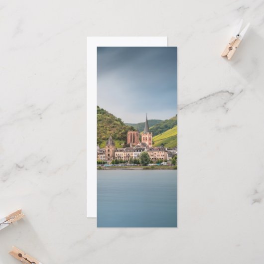 Bacharach am Rhein - Duitsland Kaart (Voorkant / Achterkant in situ)