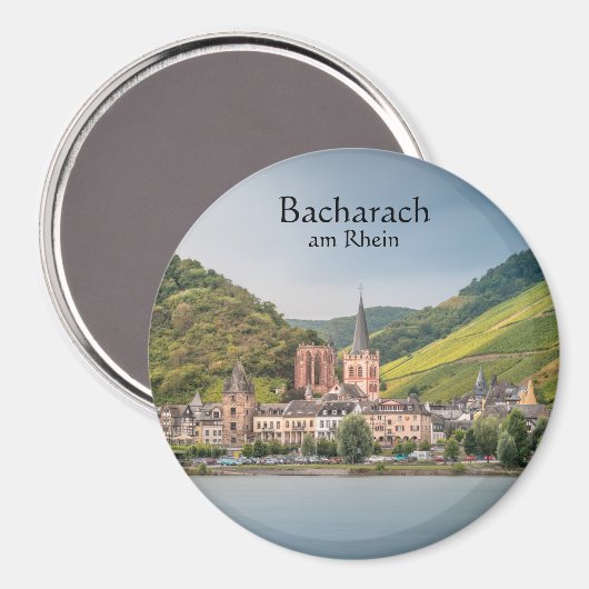 Bacharach am Rhein - Duitsland Magneet (Voorkant / Achterkant)