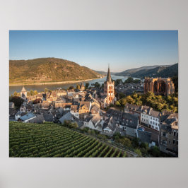 Bacharach am Rhein Duitsland Poster