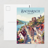 Bacharach Duitsland Briefkaart (Voorkant / Achterkant)
