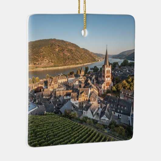 Bacharach Duitsland Keramisch Ornament (Rechts)