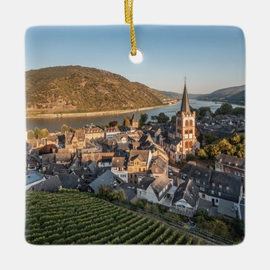 Bacharach Duitsland Keramisch Ornament (Voorkant)