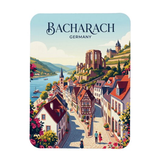 Bacharach Duitsland Magneet (Verticaal)