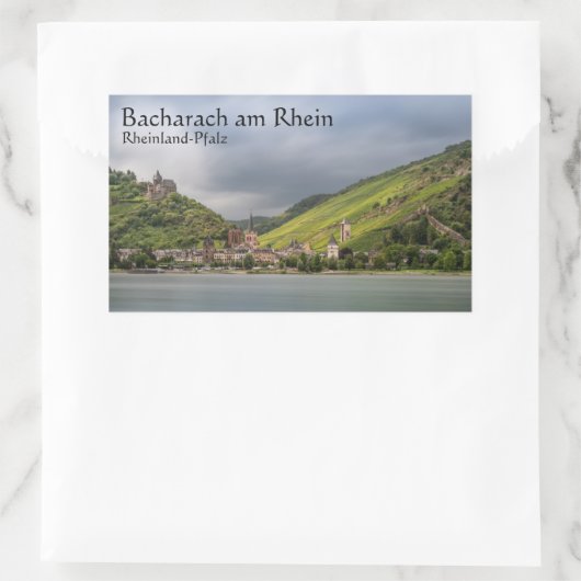 Bacharach Duitsland Rechthoekige Sticker (Tas)