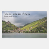 Bacharach Duitsland Rechthoekige Sticker (Voorkant)
