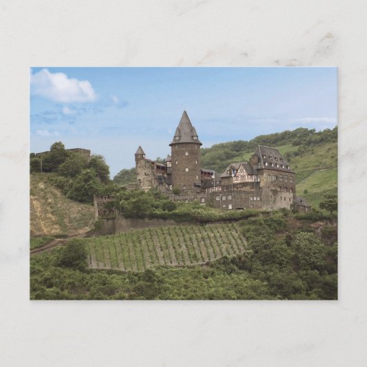 Bacharach, Duitsland, Stahleck Castle, Schloss Briefkaart (Voorkant)