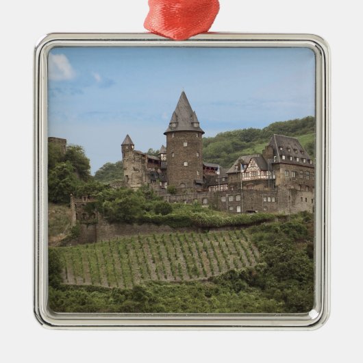 Bacharach, Duitsland, Stahleck Castle, Schloss Metalen Ornament (Voorkant)