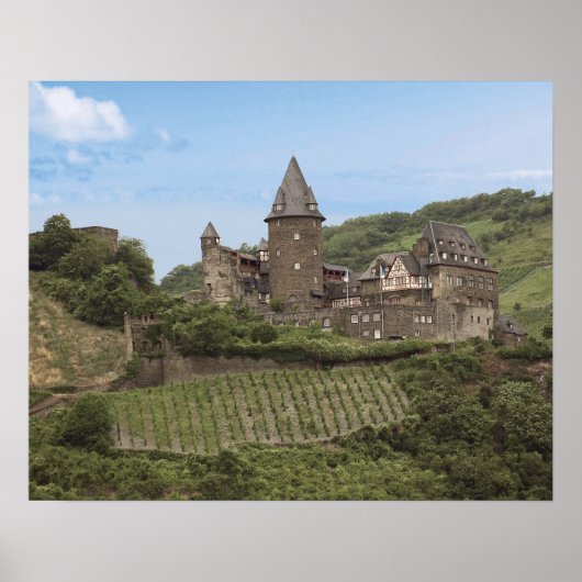 Bacharach, Duitsland, Stahleck Castle, Schloss Poster (Voorkant)