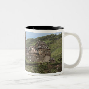 Bacharach, Duitsland, Stahleck Kasteel, Slot Tweekleurige Koffiemok