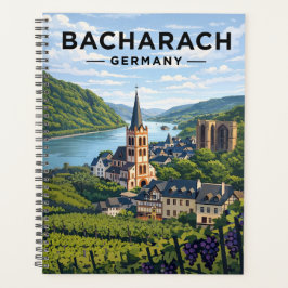 Bacharach Duitsland Vintage Reis Kunst Planner