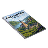 Bacharach Germany Vintage Travel Art Notitieboek (Rechterzijde)