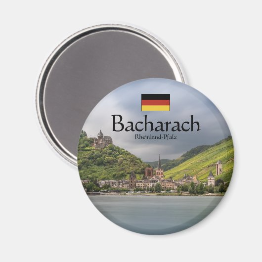 Bacharach Souvenir Magneet (Voorkant / Achterkant)