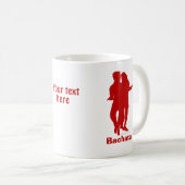 Bachata Bachata Dancers Silhouette Custom Koffiemok (Voorkant rechts)