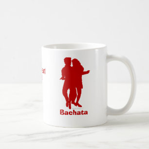 Bachata Bachata Dancers Silhouette Custom Koffiemok