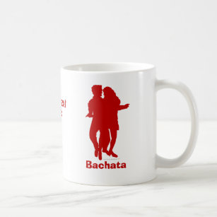 Bachata Bachata Dancers Silhouette Custom Koffiemok