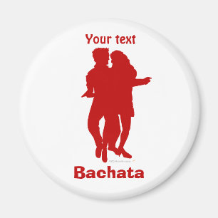 Bachata Bachata Dancers Silhouette Custom Magneet
