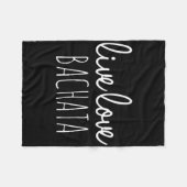 Bachata Dancing Fleece Deken (Voorkant (Horizontaal))
