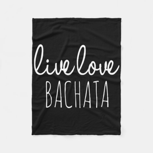Bachata Dancing Fleece Deken (Voorkant)