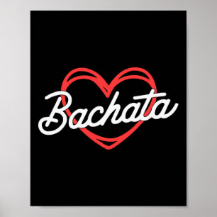 Bachata dansende Latijnse danser Bachata Dominic Poster