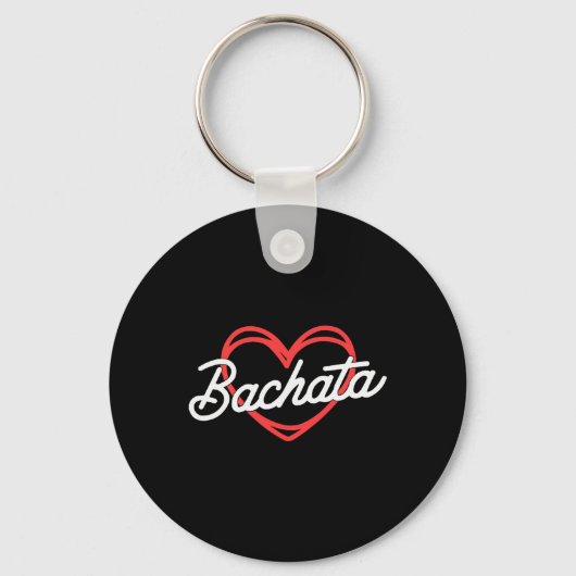 Bachata dansende Latijnse danser Bachata Dominic Sleutelhanger (Voorkant)