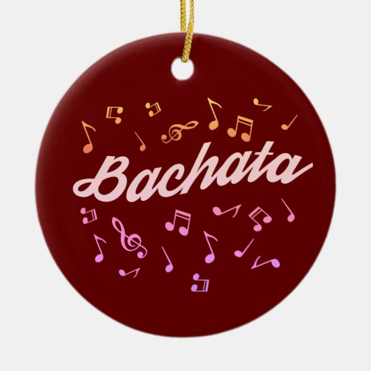 Bachata Keramisch Ornament (Voorkant)