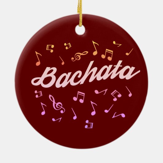 Bachata Keramisch Ornament (Achterkant)