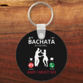 Bachata roept - Dans uit de Dominicaanse Republiek Sleutelhanger (Voorkant)