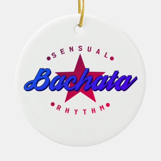 Bachata Sensual Keramisch Ornament (Voorkant)