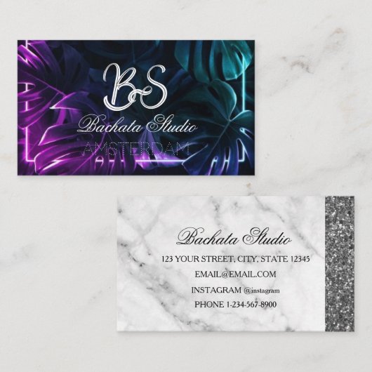 Bachata Studio Visitekaartje (Voorkant / Achterkant)