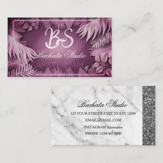 Bachata Studio Visitekaartje (Voorkant / Achterkant)