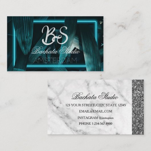 Bachata Studio Visitekaartje (Voorkant / Achterkant)