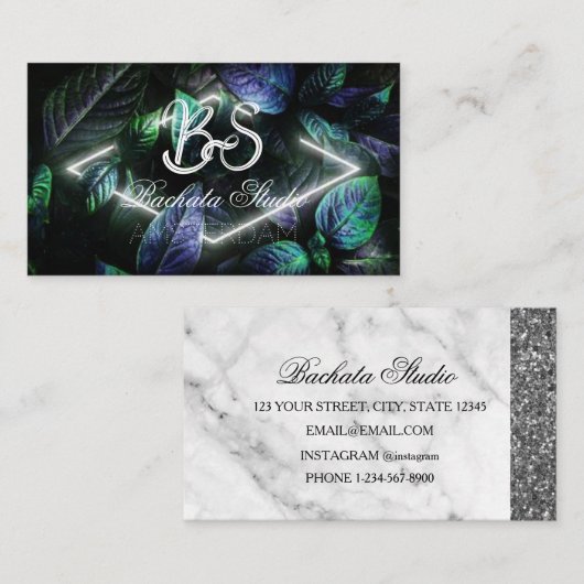 Bachata Studio Visitekaartje (Voorkant / Achterkant)