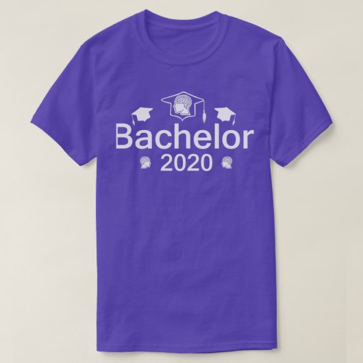 Bachelor 2020 Bachelor diploma Bachelor diploma in T-shirt (Design voorkant)