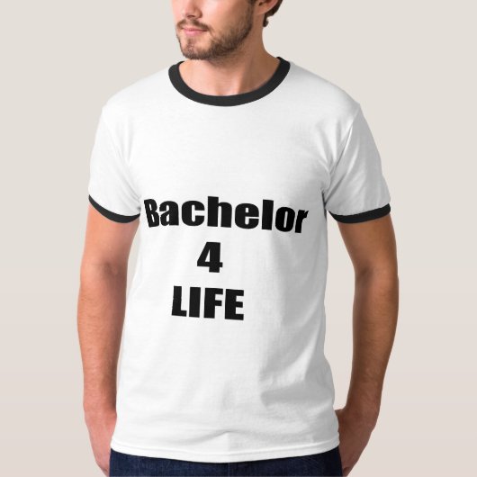 Bachelor 4 Leven T-shirt (Voorkant)